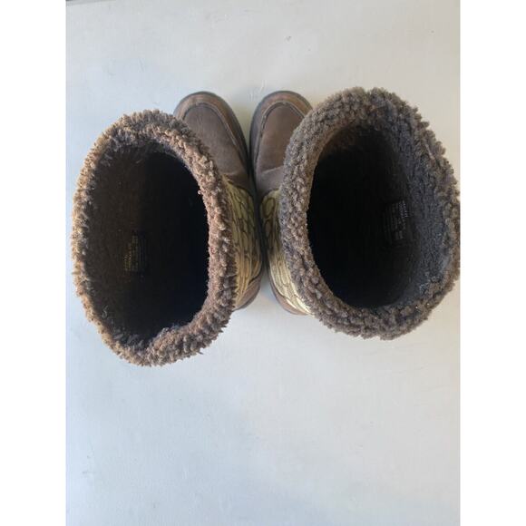 Coach Boots Womens Size 6.5 Sherman Chestnut Brown Mid Calf Winter Snow Shoes - Picture 7 of 13